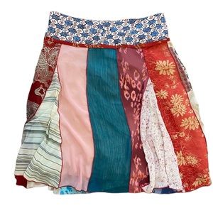 Tracy Evans Patchwork Quilt Skirt Size 1